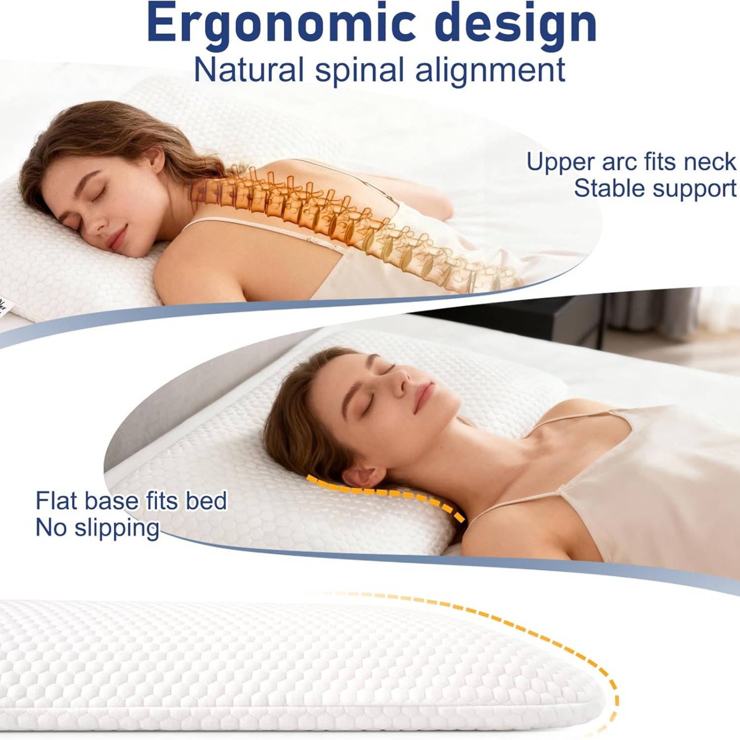 Slim Sleeper Thin Latex Pillow Queen Size — image 4