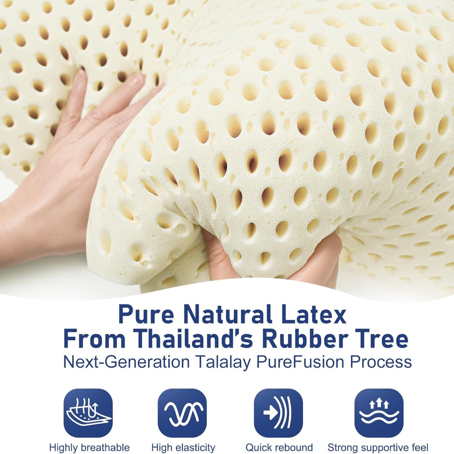 Slim Sleeper Thin Latex Pillow — image 6