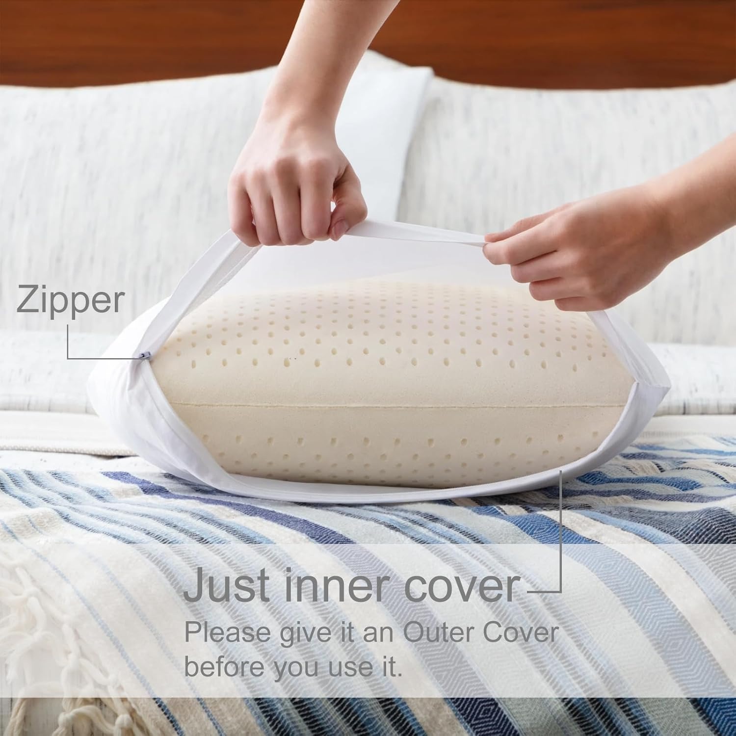 Natural Dunlop Latex Pillow King Size — image 18